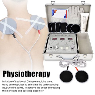 Fairy &amp; Magic อุปกรณ์กายภาพบำบัดไหล่ปรับสภาพร่างกาย Meridian Dredging Electrotherapy Machine 110-240V