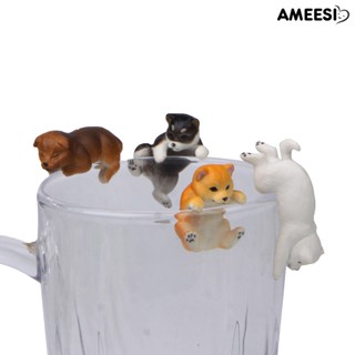 Ameesi ตุ๊กตาสุนัขชิบะ ขนาดเล็ก สําหรับแขวนตกแต่งภูมิทัศน์ DIY