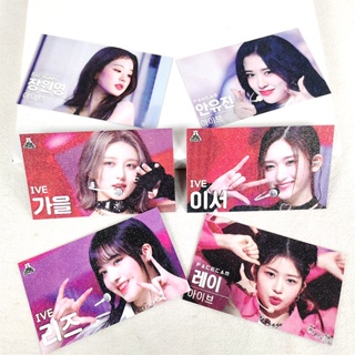 พร้อมส่ง โปสการ์ด IVE FANCAM WONYOUNG REI LIZ YUJIN GAEUL LEESEO SX 7 ชิ้น ต่อชุด