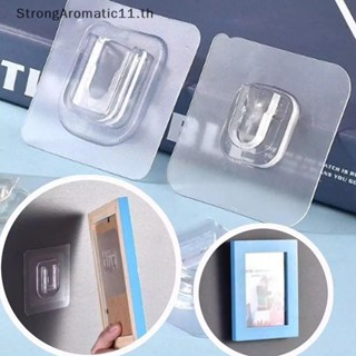 Strongaromatic ตะขอแขวนติดผนัง แบบสองด้าน 10 ชิ้น