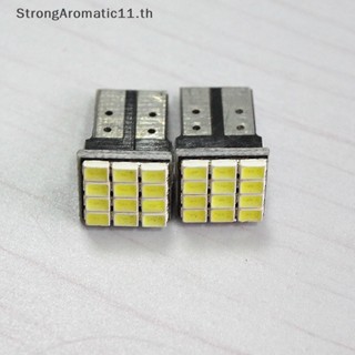 Strongaromatic หลอดไฟเลี้ยวรถยนต์ LED T10 3020 12 SMD สีขาว 1 ชิ้น