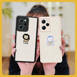 heat dissipation funny Phone Case For Redmi Note12 Pro Speed/Poco X5 Pro 5G cute Back Cover simple Silica gel texture Cartoon