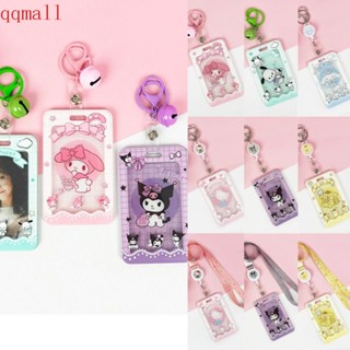 Qqmall สายคล้องบัตรอะคริลิค ลายการ์ตูนแมว KT น่ารัก สําหรับขับรถ