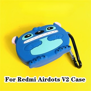 【ของแท้】เคสหูฟัง แบบนิ่ม ลายการ์ตูน สําหรับ Redmi Airdots V2 Redmi Airdots V2