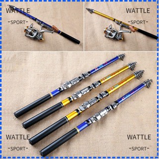 Wattle คันเบ็ดตกปลาคาร์บอน ยืดหดได้ 1.5 เมตร 1.8 เมตร 2.1 เมตร 2.4 เมตร 2.7 เมตร