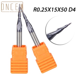 【ONCEMOREAGAIN】End mill Accessories 2pcs Drill bit HRC55 Cutter Tapered Engraving Shank