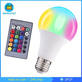 [Almencla1] หลอดไฟ RGB E27 85-265V เปลี่ยนสีได้ สําหรับตกแต่งบ้าน