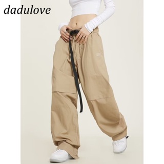 DaDulove💕 New American Ins High Street Retro Tooling Casual Pants Niche High Waist Wide Leg Pants Trousers