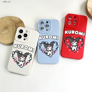 OPPO A7 A5S A12 A9 A5 A31 A3S A12E A53 A33 A15 A15S A16 A16S A93 A76 A36 A96 A57 A77S 2020 2022 Kuromi เคส