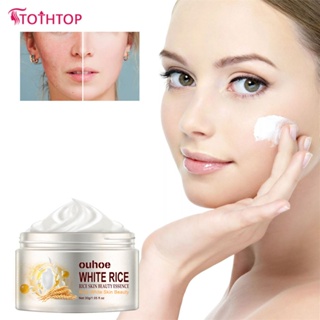 Ouhoe Face Cream White Rice Rejuvenation Cream Falling Fine Grains Firming Pore Acne Hydrating Anti-aging Whitening Cream Iight Lines, Hydrating And Whitening [TOP]