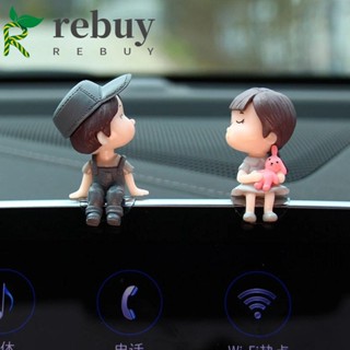 Rebuy ฟิกเกอร์คอนโซลกลาง แดชบอร์ด รูปผู้หญิงน่ารัก อุปกรณ์เสริม สําหรับตกแต่งรถยนต์