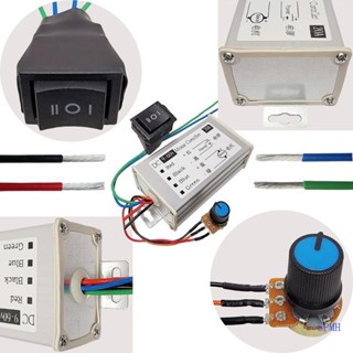 Super Dc อุปกรณ์ควบคุมความเร็วมอเตอร์ DC9V-60V 20A 1200W Pwma ปรับได้