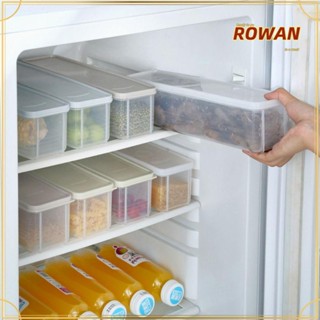 Rowans กล่องเก็บซีเรียล เส้นสปาเก็ตตี้ เส้นก๋วยเตี๋ยว แบบพกพา 4 สี พร้อมฝาปิด อุปกรณ์เสริม สําหรับห้องครัว