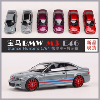 โมเดลรถยนต์อัลลอยด์ SW 1: 64 BMW BMW E46 M3 ของเล่นสําหรับเด็กผู้ชาย