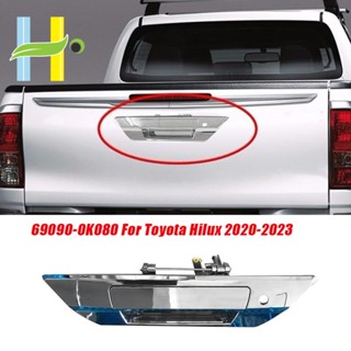 กรอบมือจับประตูท้ายรถยนต์ โครเมี่ยม 69090-0K080 สําหรับ Toyota Hilux 2015-2022 690900K080 อุปกรณ์อะไหล่รถยนต์