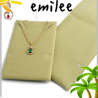 EMILEE กระเป๋าเครื่องประดับ กระเป๋าสร้อยข้อมือ ไมโครไฟเบอร์ แบบพกพา