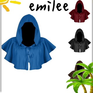 Emilee เสื้อคลุมฮาโลวีน เครื่องแต่งกายคอสเพลย์ยุคกลาง เสื้อผ้าปาร์ตี้ เสื้อคลุมมีฮู้ด สําหรับคอสเพลย์