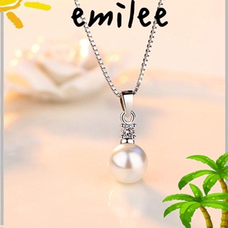 Emilee จี้ลูกแพร์ ฝังเพทาย เครื่องประดับแฟชั่น สําหรับผู้หญิง และผู้ชาย