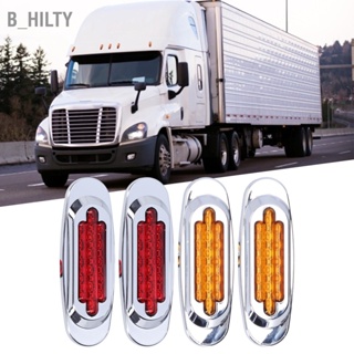 B_HILTY คู่ 16LEDs ไฟท้าย Electroplated ตัดเครื่องหมายด้านข้างอัตโนมัติโคมไฟภายนอกสำหรับรถกระบะรถบรรทุก 12V/24V