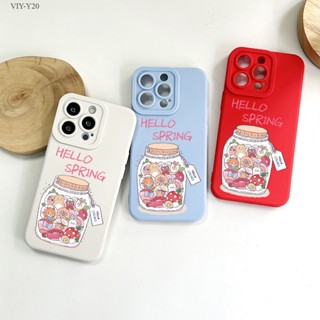 VIVO Y20 Y20i Y20S G Y12S Y12A Y17 Y15 Y12 Y16 Y19 Y91 Y95 Y91C Y1S 2021 เคสวีโว่ สำหรับ Hello Spring เคส เคสโทรศัพท์