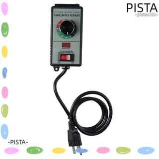 Pista เครื่องควบคุมความเร็ว AC 120V ทองแดง เครื่องเจียรมุม แบบพกพา สีดํา 15A มอเตอร์ไฟฟ้า พลาสติก ช่างไฟฟ้า Rheostat