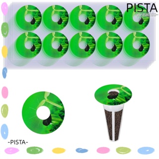 Pista สติกเกอร์ฉลาก PVC ไฮโดรโปนิก ทรงกลม สําหรับปลูกต้นไม้