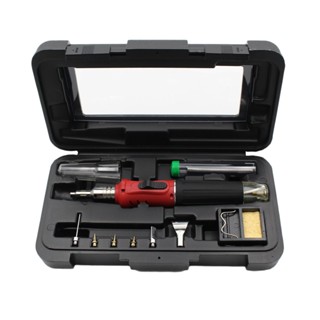 【yunhai】10 in 1 HS-1115K Electronic Ignition Gas Soldering Iron Kit Solder Welding