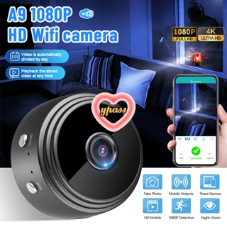 CYREAL 【Delievery รวดเร็ว】 A9 Camera 1080p Mini Camera Lens Night Vision Micro Camera Motion Detection Dvr Remote Viewing Cam