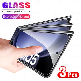 ฟิล์มกระจกนิรภัยกันรอยหน้าจอ แบบเต็มจอ สําหรับ Samsung Galaxy Z Fold5 5G Samsun ZFold5 Fold 5 ZFold 5 3 ชิ้น