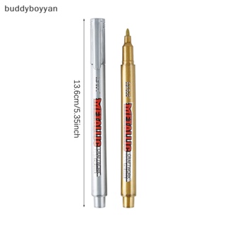 Bbth ปากกามาร์กเกอร์ สีเมทัลลิก สีเงิน สีทอง สําหรับสมุดภาพ เครื่องเขียน Diy