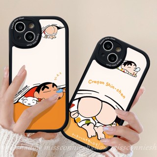 เคสโทรศัพท์มือถือ ลายการ์ตูนชินจังจอมแก่นน่ารัก สําหรับ Realme C53 C55 C35 C25s C11 C25 C21Y C25Y C15 C21 C31 C30 6 9i 5 6i 8 5i 6s 7i 8Pro 8i 10 Pro+ C20 C12 C17 C20A C1 C2 ผ้าคลุม