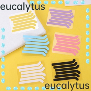 Eucalytus1 แผ่นดัดขนตา ซิลิโคน ใช้ซ้ําได้ อุปกรณ์เสริม สําหรับต่อขนตา 3 คู่