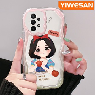 เคสโทรศัพท์ซิลิโคนใส แบบนิ่ม ลายการ์ตูนสโนว์ไวท์ กันกระแทก สําหรับ Samsung galaxy A22 4G A22 5G M22 A21s A23 A24