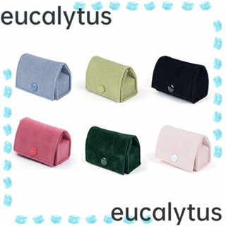 Eucalytus1 กล่องกํามะหยี่ ขนาดเล็ก สําหรับใส่เครื่องประดับ งานแต่งงาน