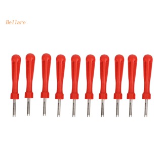 ประแจไขควงถอดแกนวาล์วยางรถยนต์ ด้ามจับสล็อต UK 10 ชิ้น [Bellare.th]