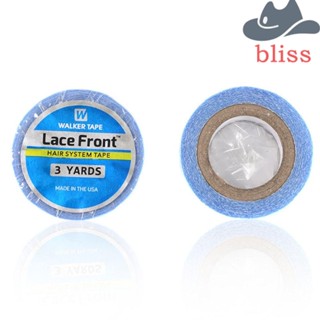 Bliss เทปกาวต่อผม 0.8 1 1.27 ซม. ทนทาน ใช้ง่าย สีฟ้า