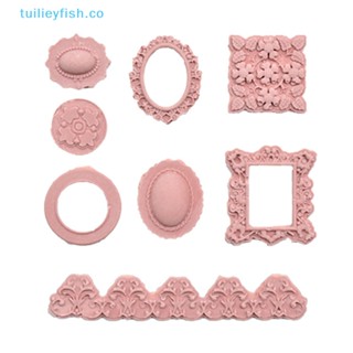 Tuilieyfish แม่พิมพ์ซิลิโคน รูปปลา 3D สไตล์วินเทจ สําหรับทําเค้กฟองดองท์