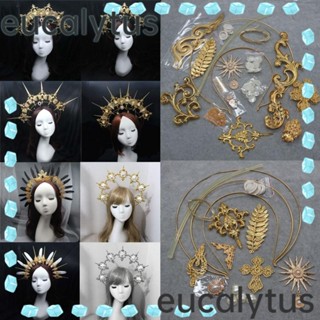 Eucalytus1 ชุดมงกุฎ แฮนด์เมด DIY สไตล์วินเทจ สําหรับงานแต่งงาน