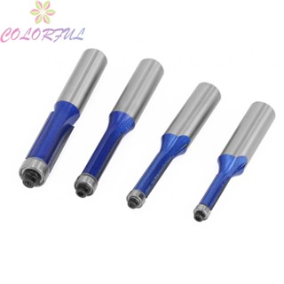 【COLORFUL】Milling Cutter 1/4pcs Double Bearing Efficient Cuts Spray Of Plastic Woodworking