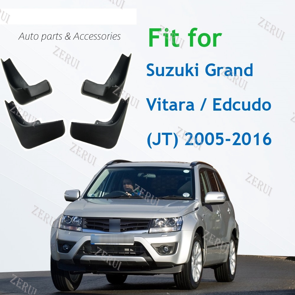 Zr สําหรับ 4 ชิ้น/เซ็ตรถ Mud Flaps Mudguards สําหรับ Suzuki Grand Vitara / Edcudo (JT) 2005-2016 Splash guards 2010 2011 2012 2013 2014 2015
