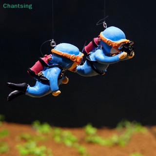 &lt;Chantsing&gt; ธงเรซิ่น รูปกบน่ารัก สําหรับตกแต่งตู้ปลา