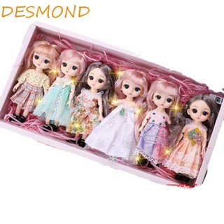 Desmond BJD ชุดตุ๊กตาเจ้าหญิง ตา 3D ข้อต่อขยับได้ 13 ข้อต่อ สําหรับเด็กผู้หญิง