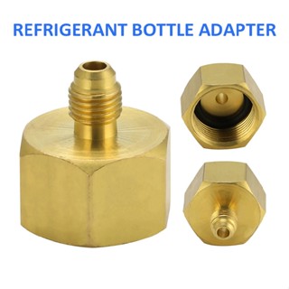 New Bottle Adapter Refrigerant For R134a R407C R404A R410A 21.8mm * 1/4" * 13mm