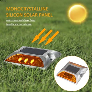 Solar Spike Small Square สองด้าน 6led ไฟเตือนทางหลวง ถนนเทศบาล ทางแยก Aube