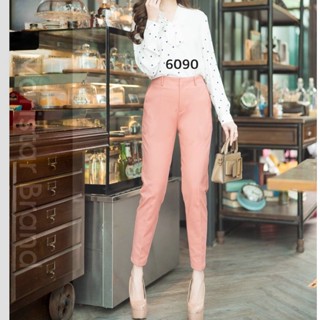 Maristar กางเกงขา9ส่วน  No.6090 เดฟ ผ้าSpandex+Cotton (พรีเมี่ยม)