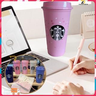 พร้อมส่ง Starbucks Hot Cups Cold Cup Sakura Cherry Blossom Coffee Heritage Mug 473ml/16floz amazing_th