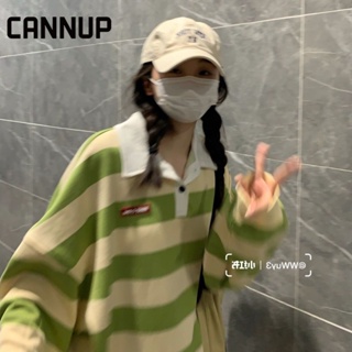 Cannup เสื้อผ้าผู้ญิง แขนยาว เสื้อฮู้ด คลุมหญิง สไตล์เกาหลี แฟชั่น A28J14Q