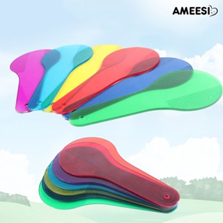 Ameesi 6 ชิ้น / เซต ฟิลเตอร์แสงใส ฟิล์มสี อุปกรณ์ทดลองทางกายภาพ สําหรับเด็ก