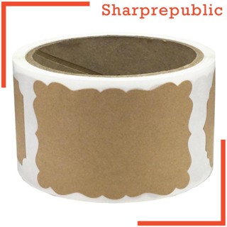[Sharprepublic] สติกเกอร์ฉลาก DIY สําหรับติดขวดเครื่องเทศ 300 ชิ้น
