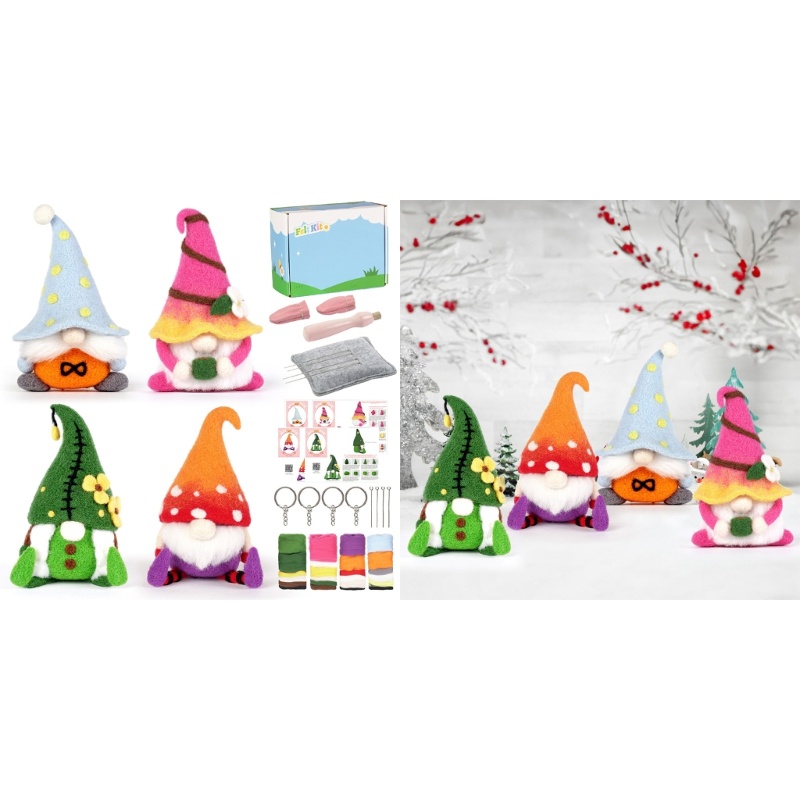 Yu Handmade Felting Wool Needle Non-Fused Felting Starter Needle Felting Tool